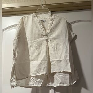 Madewell (Re)sponsible Lakeline Popover Shirt Size S